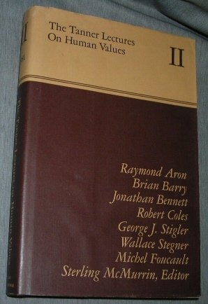 9780874801934: The Tanner Lectures on Human Values