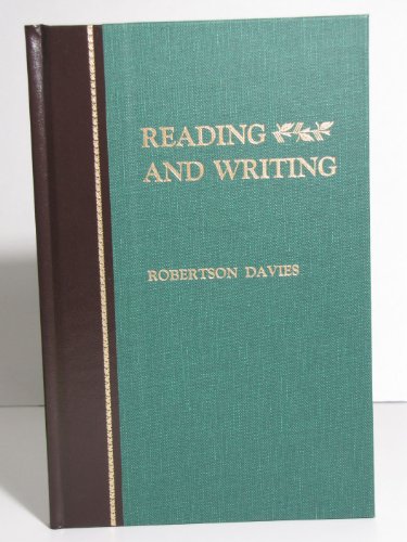 Stock image for Reading and Writing (Tanner Lectures on Human Values, Vol. 13) for sale by Magnolia Books