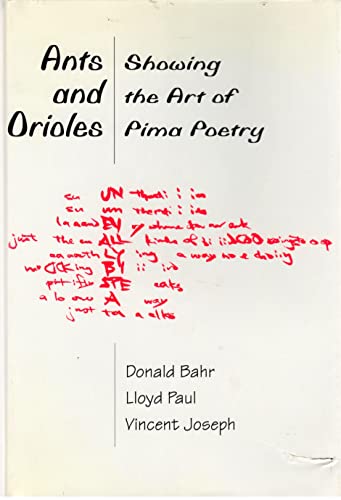 Stock image for Ants & Orioles: Showing the Art of Pima Poetry. for sale by Powell's Bookstores Chicago, ABAA