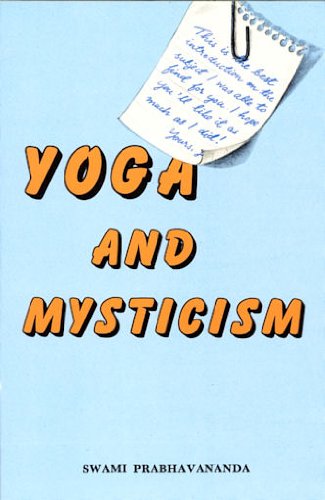 Beispielbild fr Yoga and Mysticism: An Introduction to Vedanta zum Verkauf von GF Books, Inc.