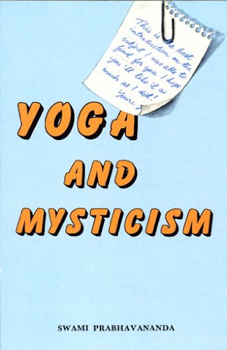 Imagen de archivo de Yoga and Mysticism: An Introduction to Vedanta a la venta por GF Books, Inc.