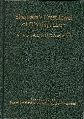 Beispielbild fr Shankara's Crest-Jewel of Discrimination : Viveka-Chudamani zum Verkauf von Better World Books