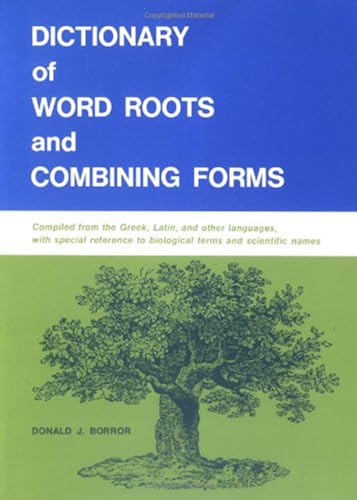 9780874840537: Dictionary of Word Roots and Combining Forms