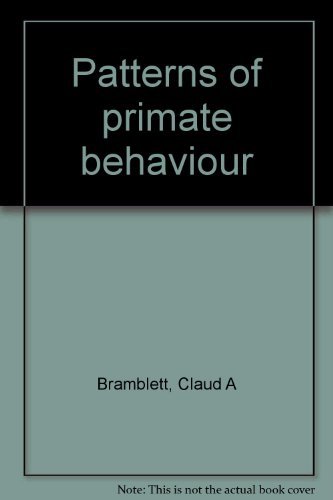 Imagen de archivo de Patterns of Primate Behavior a la venta por Better World Books