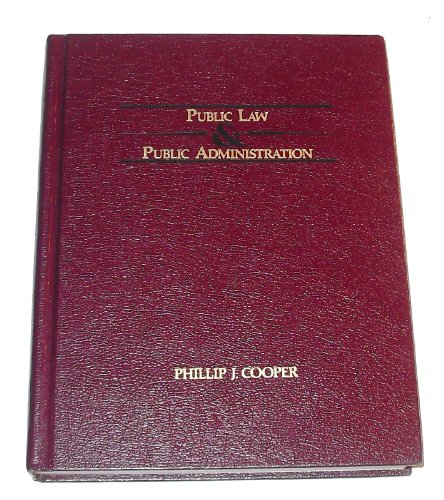9780874845266: Public Law and Public Administration