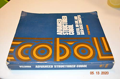 Stock image for Advanced Structured COBOL : Batch, On-Line and Data-Base Concepts for sale by Better World Books