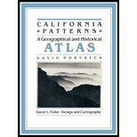 Beispielbild fr CALIFORNIA PATTERNS; A Geographical and Historical Atlas zum Verkauf von Falls Bookstore