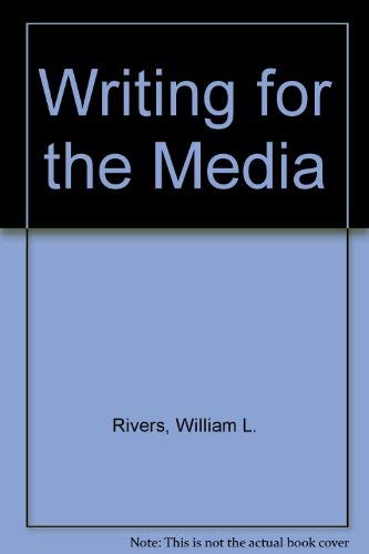 Stock image for Writing for the Media for sale by Better World Books: West