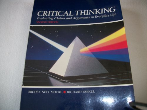 Stock image for Critical thinking: Evaluating claims and arguments in everyday life for sale by SecondSale