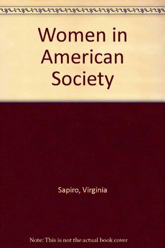 Stock image for Women in American Society for sale by Better World Books
