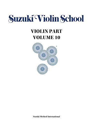 Imagen de archivo de Suzuki Violin School, Volume 10, Vol 10 Vol. 10 : Violin Part a la venta por Better World Books