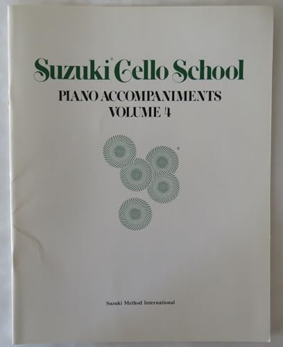 Suzuki Cello School Volume 4, Piano Accompaniment