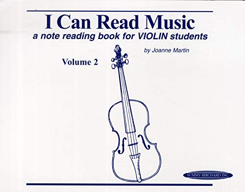 Imagen de archivo de I Can Read Music, Vol 2: A note reading book for VIOLIN students a la venta por MusicMagpie