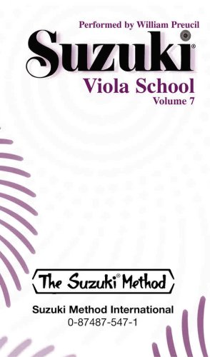 Suzuki Viola School, Vol 7: Cassette (9780874875478) by Preucil, William