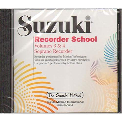 Stock image for Suzuki Recorder School (Soprano Recorder), Vol 3 & 4 (Suzuki Recorder School, Vol 3 & 4) for sale by HPB-Red
