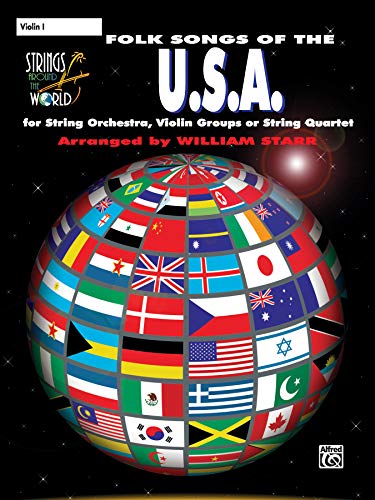 Strings Around the World -- Folk Songs of the U.S.A.: Violin 1 (9780874877977) by [???]