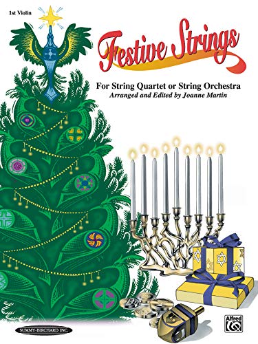 9780874879063: Festive Strings for String Quartet or String Orchestra, 1st Violin part