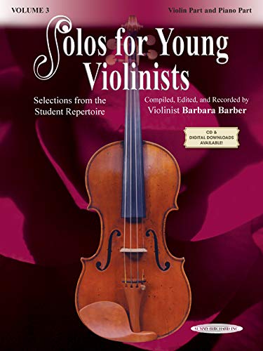 Imagen de archivo de Solos for Young Violinists, Vol. 3 a la venta por Goodwill of Colorado