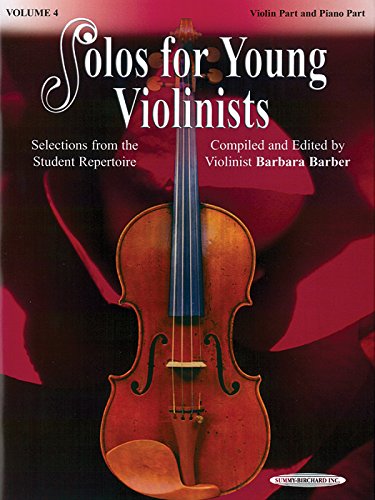 Imagen de archivo de Solos for Young Violinists, Vol 4: Selections from the Student Repertoire a la venta por Goodwill of Colorado