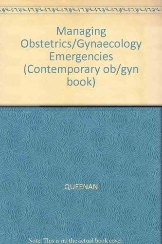 Stock image for Managing ob/gyn emergencies for sale by Montclair Book Center