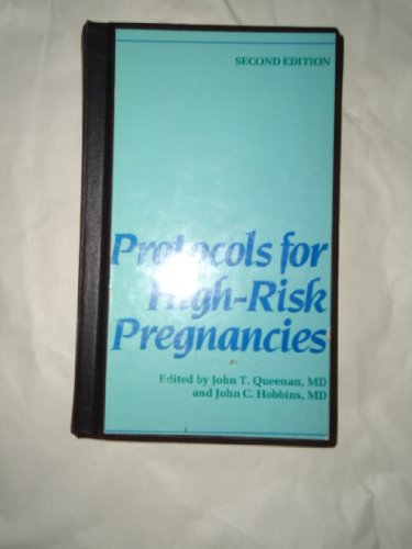 Beispielbild fr Protocols for High-Risk Pregnancies zum Verkauf von Thomas F. Pesce'