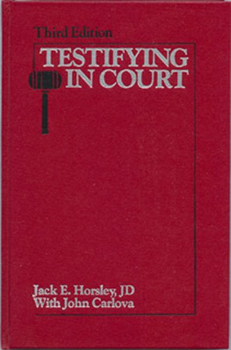 Beispielbild fr Testifying in Court: A Guide for Physicians zum Verkauf von Once Upon A Time Books