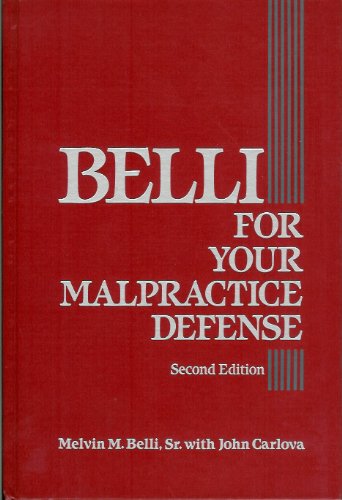 9780874895506: 2/E for Your Malpractice Defense