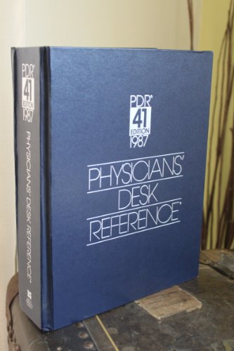 Physicians' Desk Reference 1987 PDR