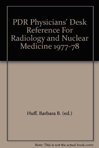 Stock image for PDR Physicians' Desk Reference for Radiology and Nuclear Medicine 1977-78 for sale by gigabooks