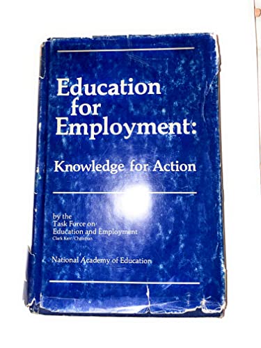 Imagen de archivo de Education for Employment a la venta por Better World Books