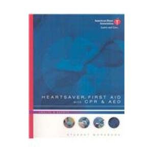 Beispielbild fr Heartsaver First Aid with CPR and AED Student Workbook zum Verkauf von Better World Books