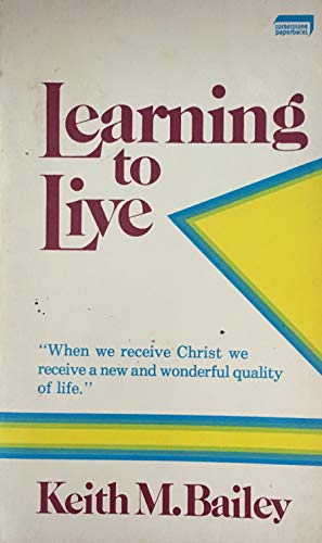 Imagen de archivo de Learning to live a la venta por Hawking Books