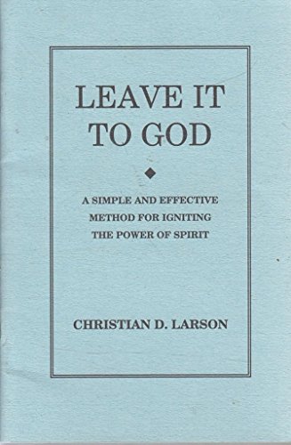 Imagen de archivo de Leave it to God a la venta por PBShop.store US