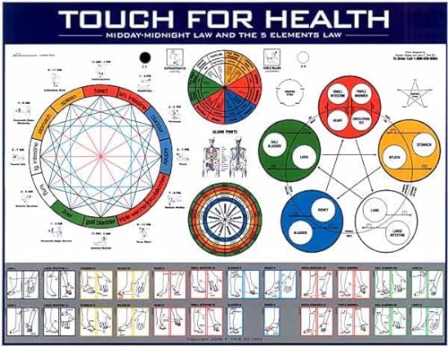 Beispielbild fr Touch for Health Midday / Midnight 5 Elements Chart zum Verkauf von GF Books, Inc.