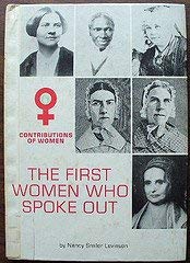 Stock image for First Women Who Spoke Out for sale by Better World Books