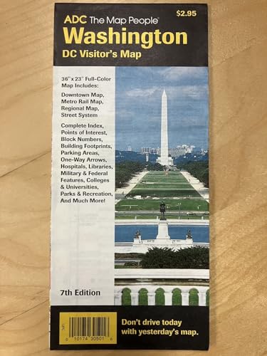 Beispielbild fr Downtown Washington Dc Vistor's Map (30501) zum Verkauf von Wonder Book