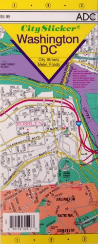 Beispielbild fr City Slickers Washington Dc Laminated Folding Map zum Verkauf von Wonder Book
