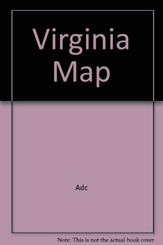 Imagen de archivo de Virginia State Map a la venta por Wonder Book