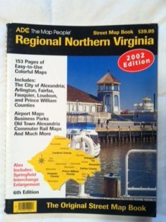 Adc Regional Northern Virginia 2002 (9780875302348) by Adc