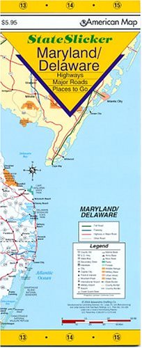 Beispielbild fr Maryland/Delaware Slicker: Highways, Major Roads, Places to Go zum Verkauf von HPB-Emerald