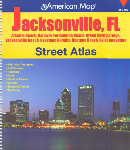 American Map Jacksonville, Florida Street Atlas (9780875304960) by Trakker Maps