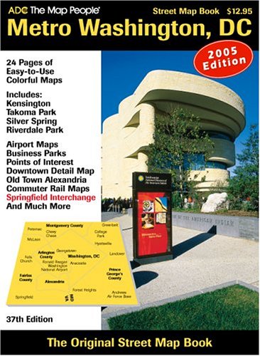 Metro Washington DC, DC Street Map Book (9780875306407) by ADC Map Staff, Ed.