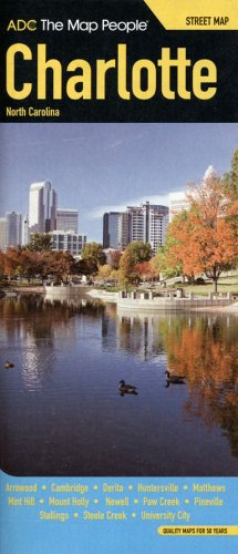 Charlotte NC Pocket Map (9780875307237) by ADC The Map People