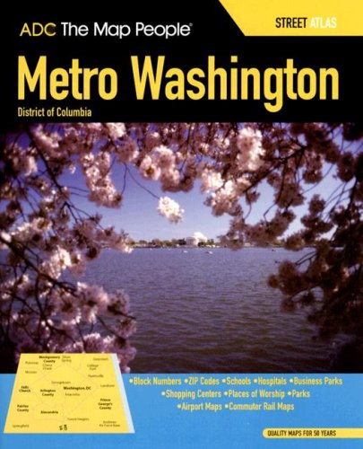 Stock image for ADC Metro Washington District of Columbia Street Atlas: Street Map Book (ADC the Map People) for sale by Wonder Book