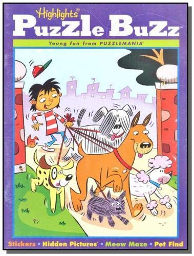 Stock image for Highlights Puzzle Buzz: Young Fun From Puzzlemania (Purple cover: Boy walking multiple dogs.) for sale by SecondSale