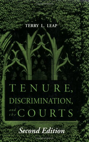 Beispielbild fr Tenure, Discrimination, and the Courts zum Verkauf von Books From California
