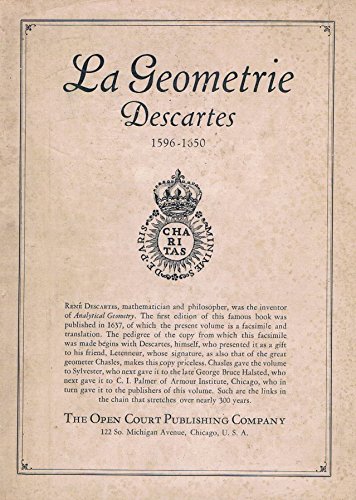 9780875481685: The Geometry of Rene Descartes