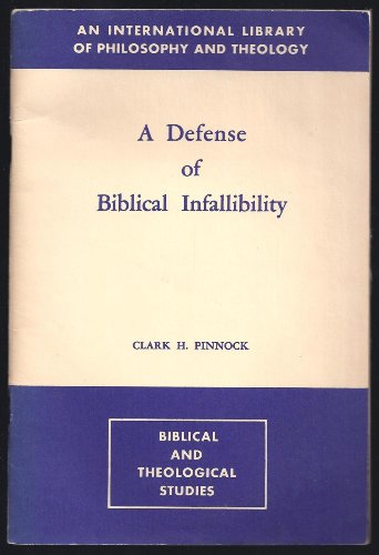 Beispielbild fr Defense Of Biblical Infallibilty O/P zum Verkauf von Granada Bookstore,            IOBA