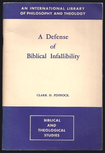 Stock image for Defense Of Biblical Infallibilty O/P for sale by Granada Bookstore,            IOBA