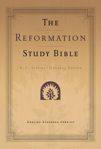 Beispielbild fr Reformation Study Bible-ESV (Black) zum Verkauf von Meadowland Media